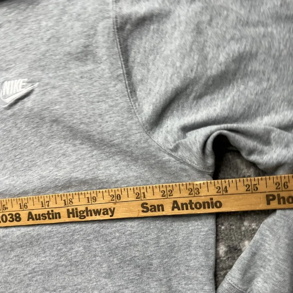 Nike Men's Sportswear Club Pullover Jersey Hoodie Large Gray Sports BV2749-063